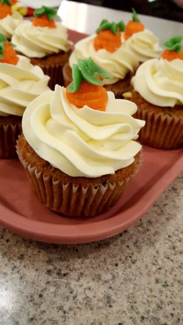 carrot cake cupcake watertown wi bakery scaled