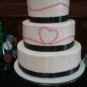 Baseball Wedding cake