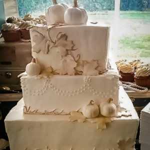 Pumpkin Patch Wedding Cake