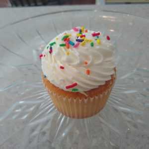Triple Vanilla Cupcake