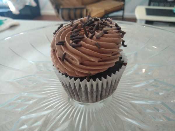 Triple Chocolate Cupcake
