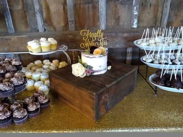 Rustic Wedding Dessert Bar
