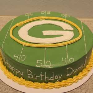 Football Field Cake
