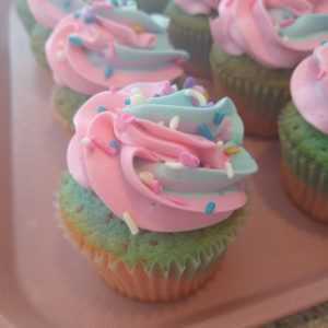 Cotton Candy Cupcakes