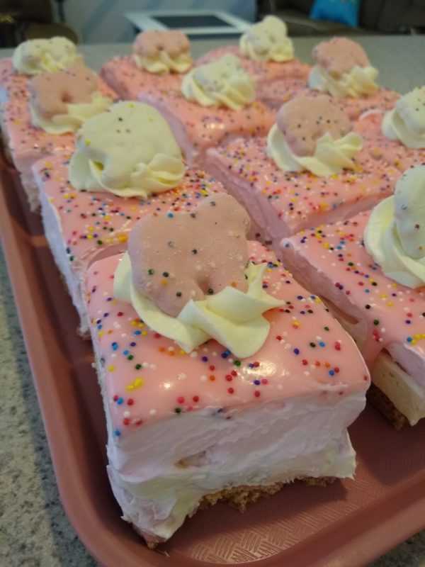 Animal Cookie Cheesecake Bars