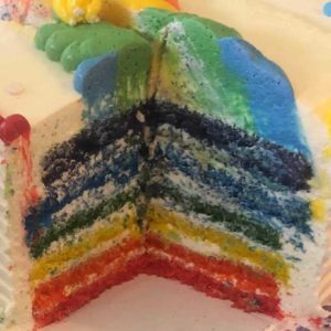 Rainbow Layer Cake