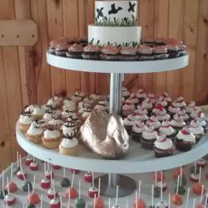 Hunting and Fishing Wedding Desserts