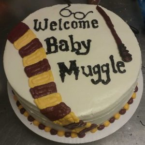 Harry Potter Baby Shower Cake 