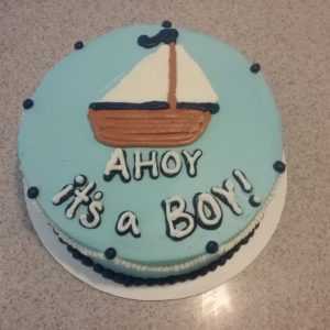 Nautical Baby Shower Cake