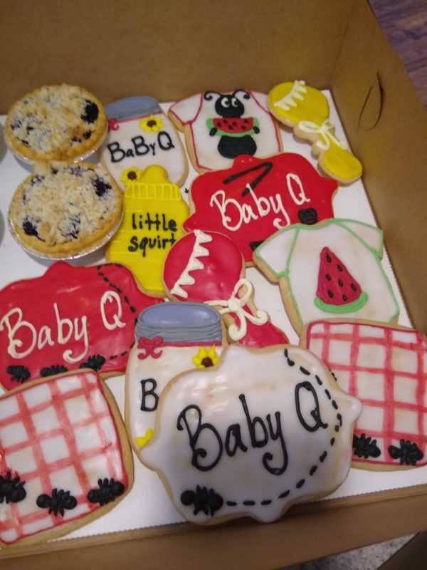 Baby-Q Baby Shower Cookies