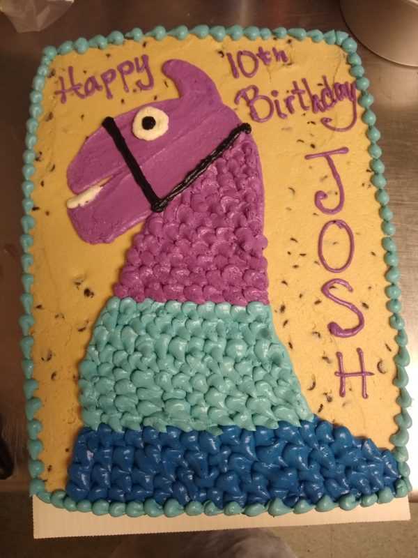 Cookie Dough Surprise Cake