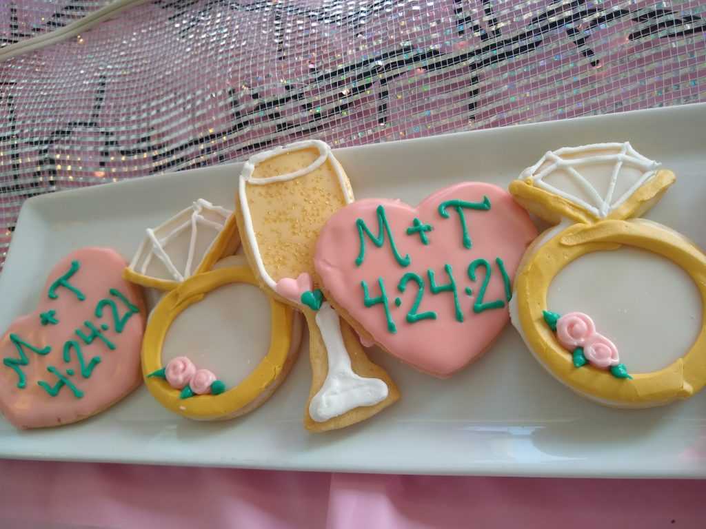 Wedding/Engagement Cookies Sweet Talkin' Treats