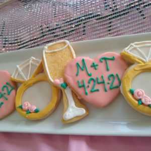 Wedding/Engagement Cookies