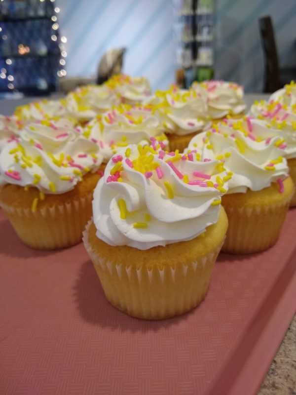 Lemon Raspberry Cupcake