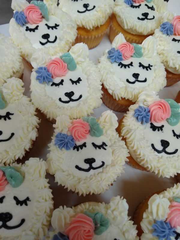 Llama Cupcakes