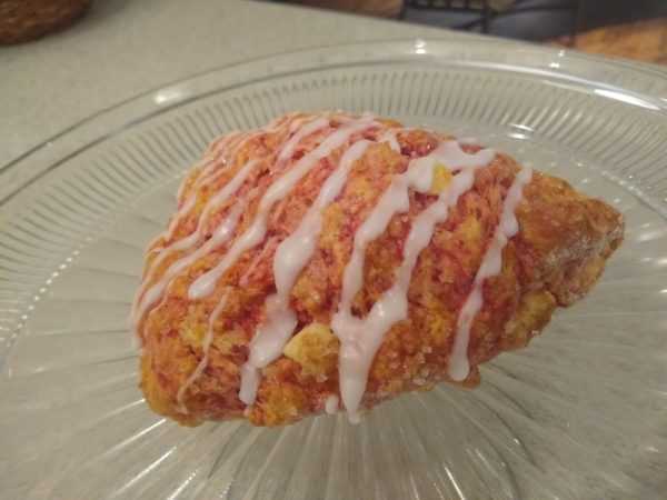 Raspberry White Chocolate Scone