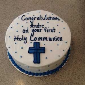 Dots and Cross Cake