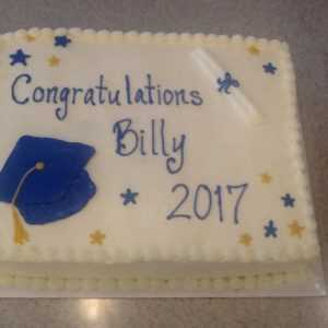 Star Graduation Cake