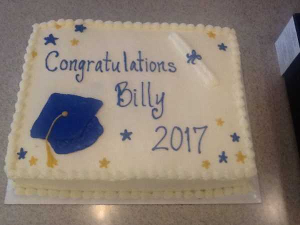 Star Graduation Cake