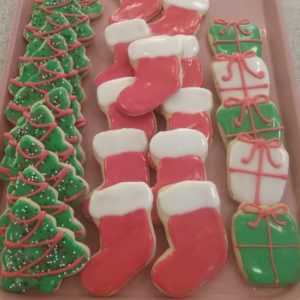 Christmas Cut-Out Sugar Cookies- Small