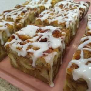 Cinnamon Walnut Bread Pudding
