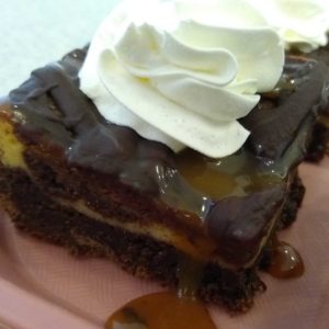 Caramel Cheesecake Swirl Brownie