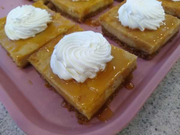 Caramel Apple Cider Bars