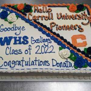 PXL 20220610 112816337.PORTRAIT Goodbye high school, Hello college cake