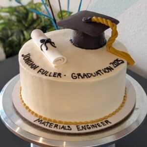 PXL 20250514 205300348.PORTRAIT Simple Round Graduation Cake