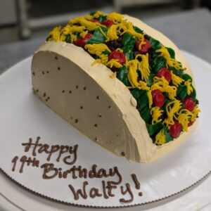 Taco Fiesta Birthday Cake